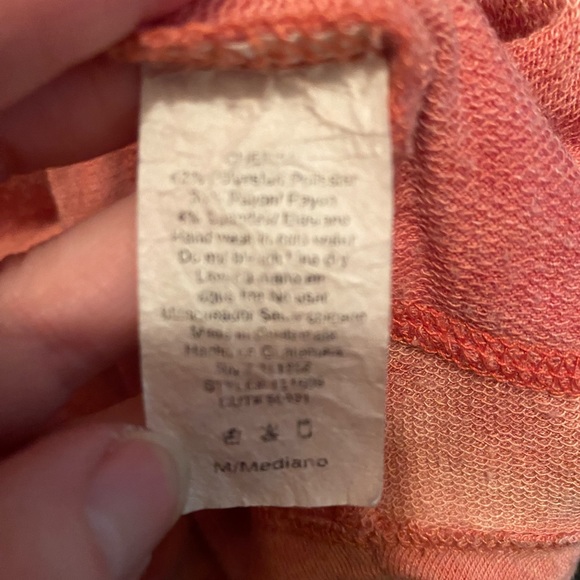 Sweatshirt Type Fabric Tie Dye Top - Picture 4 of 5